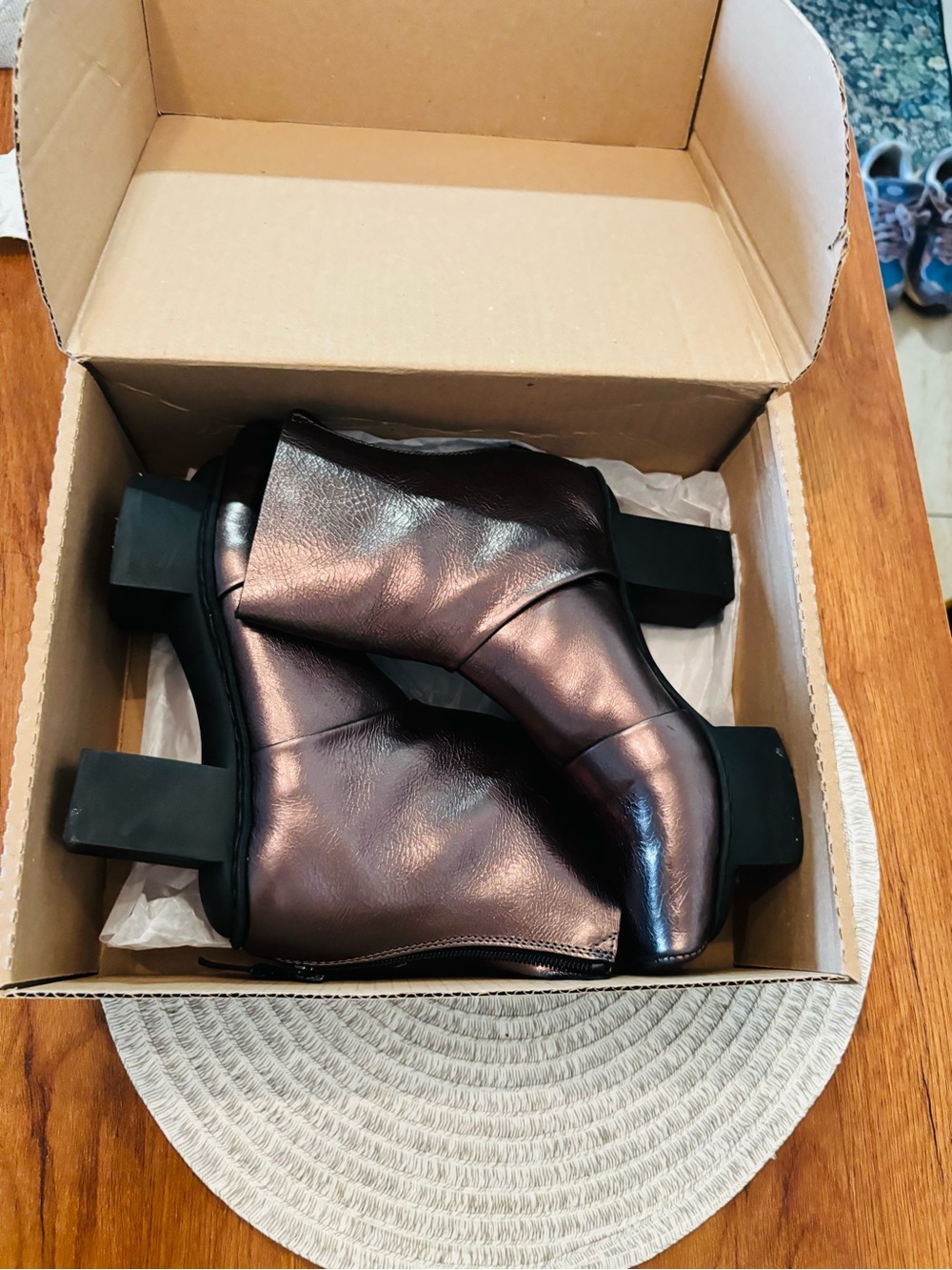 Trippen Brown Leather Ankle Boots